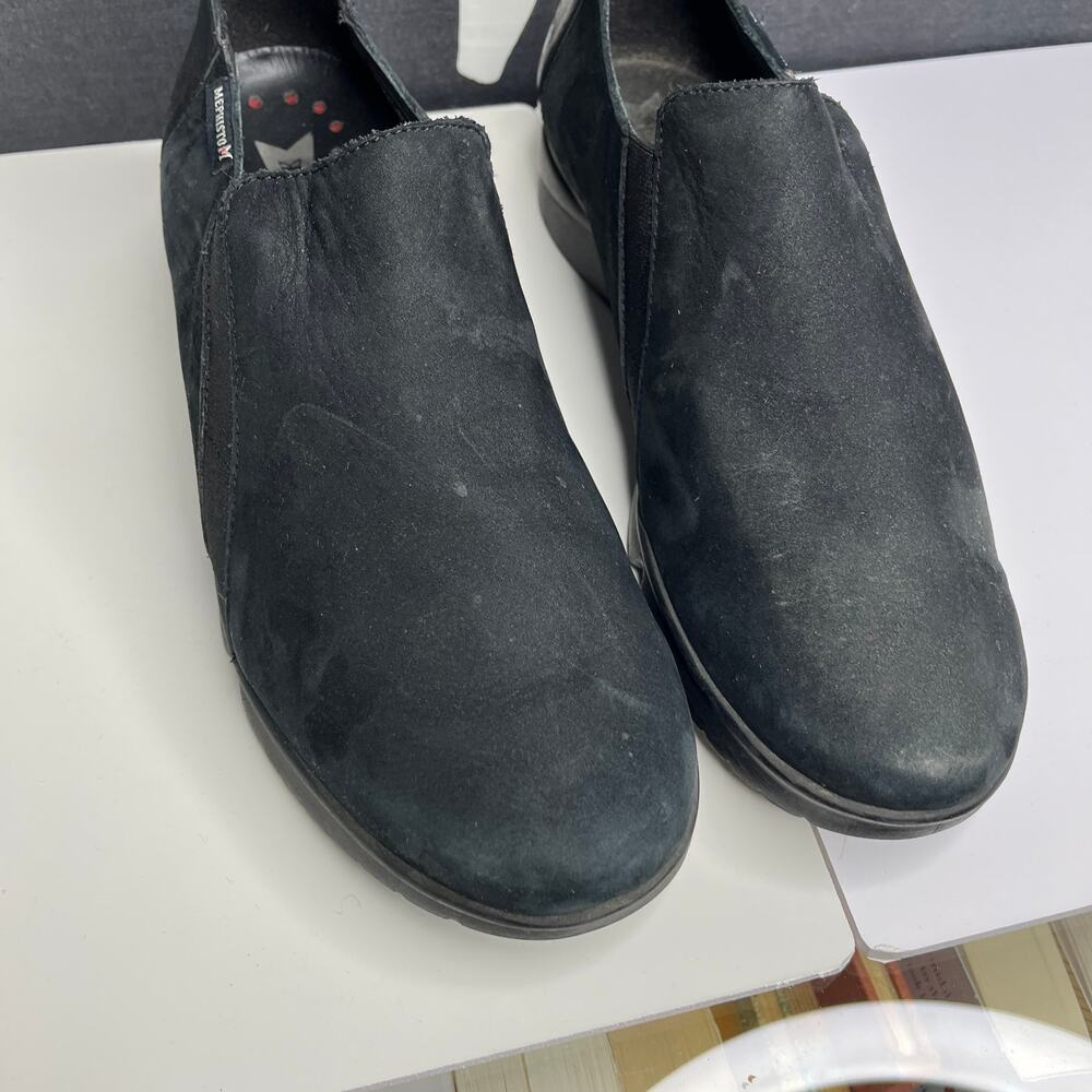 Mephisto Women's Loafers Size 7 Black Romea Leather Slip On Comfort - Picture 4 of 12